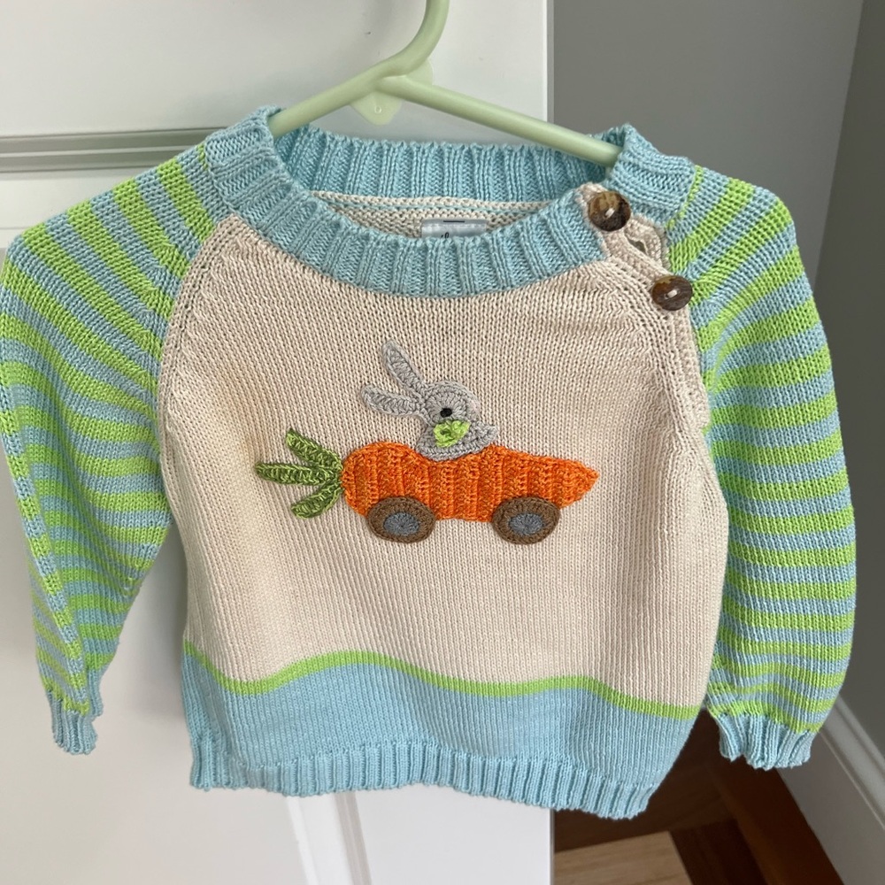 Melange Easter Sweater 18 Mo